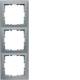 Berker 10139939 Rahmen 3fach S.1 ALU MATT