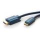 Clicktronic 70322 Mini-HDMI adapter cable with Ethernet - 4K/60 Hz 18 Gbit/s