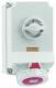 Bals 16602 Wandsteckdose abschaltbar verri.63A 5p 400V 6h IP67 Geh.Gr:260x160