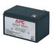 APC RBC4 Battery Unit - 12 V DC - Sealed Lead Acid - Spill-proof/Maintenance-free - Hot Swappable