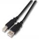 Kabel USB, A(St) => B(St), 0,5m, USB2.0, schwarz, Classic,