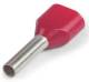 RED 2250-30-0059 Zwillingsaderendhülse isoliert 2x1,00 mm² 10 mm rot 