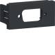 Hager G45MM3019011 Montagerahmen 1f für Multimedia Typ30 Direkt Klipping 45x22
