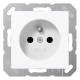 Jung A1520FKIWW socket French/Belgian system alpine white