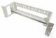 DIGITUS 2 pcs. DIN rail support, 3U, including DIN rail, gray