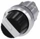 Siemens 3SU1050-2AS60-0AA0 Knebelschalt. beleuchtbar 22mm rund sw ws Drehknopf