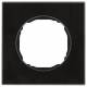 Berker 10112616 frame 1-fold flat R.8 glass black