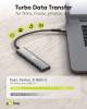 Goobay Slim 4-Port USB-Hub, USB-C™ auf USB-C™/USB-A, 5 Gb