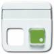 Busch Jaeger 2CKA001582A0347 Busch-Jaeger central disk 1572CN-214, 2-alpine white with label