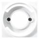 JUNG A537BFPLWW cover f., Light signals Series AS alpine white