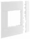 Hager GR1200A9016 frame cover modular BRH/A/S ZS 55mm OT120mm hfr traffic white