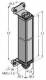 Turck MAE1216Q measuring light curtain, transmitter 3072192