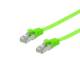 Equip 607640 Patch cable Cat6A Flat U/FTP 2xRJ45 1.00 m green LSZH poly bag