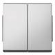 Merten 343560 Wippe für Serienschalter aluminium AQUADESIGN