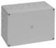 Rittal 9521050 PK Polycarbonate enclosure, WHD: 254x180x111 mm, fibreglass-reinforced polycarbonate, with knockouts, with grey cover