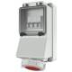 Mennekes 7145 16A 5P 6H 400V wall socket IP67
