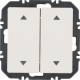 Berker 24126289 Wandsendermodul Enocean mit Wippe 2fach mit Symbol Pfeile Q.x pws samt