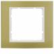 Berker 10113046 B.3 frame, aluminum, gold / polar white
