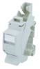 Telegärtner 100025691 support rail connector TS45 with AMJ-SL module Cat.6a T568A