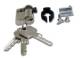 Triton RAX-MS-X75-X2 48,3 cm ( 19 Zoll )-Schrank, zbh. Ersatz, Schwenkhebelgriff, Metall, zbh. PHZ (gleichschliessend), universal Schlüssel