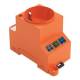 WAGO 709-584 enclosure socket, for mounting on support rail and screw mounting, for