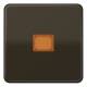 Jung CD590KOBFBR For rocker control switch / push button, CD BF 590 BR KO brown shatterproof