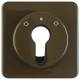 Berker 151811 central piece for blinds key switch/button wg IP44 brown