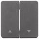 Berker 30753535 Wippe 2fach mit Aufdruck Symbol Pfeil W.1 gr matt