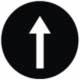 Moeller 218173 EATON M22-XD-S-X7 key plate flat, black m.Symbol directional movement. 