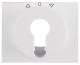 Berker 15047109 central piece 1504 71 09, K.1 polar white for shutter key