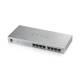 Zyxel Switch unmanaged Layer2 8 Port ? 8x 1 GbE ? PoE Budget 60 Watt ? 8x PoE at ? Desktop ? Lüfterlos ? GS-1008HP