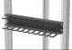 Vertiv (Knürr) accessory cable management plate, 2U, with polyamide cable fingers, black