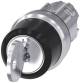 Siemens 3SU10504BL410AA0 3SU1050-4BL41-0AA0 Schlüsselschalter RONIS 22 mm rund hellgrau SB30 I+II