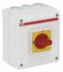 ABB OTE16AL3M EMV-Sicherheitsschalter 3400V mit rot-gelbem Griff