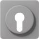 Jung CD528GR-KB cover for key switch gray