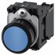 Siemens 3SU11000AB501BA0 Drucktaster 22mm rund blau Druckknopf 1S