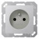Jung A1520FKIAL socket French/Belgian system aluminum