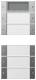 GIRA 2145600 rocker set 5f Plus (2+3) BSF System 55 clear/stainless steel