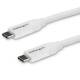STARTECH.COM USB C to USB C Cable - 13 ft / 4m - 5A PD - M/M - White - USB 2.0 - USB-IF Certified - USB Type C Cable - Chargin Cable