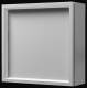Rittal AX 2741010 FT control panel WHT: 377x297x36mm instead of door and surfaces