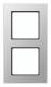 Jung A5582BFAL frame 2 for shatterproof for horizontal and vertical combination.