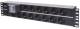 Intellinet 714051 48,3 cm ( 19 Zoll ) 15-fach Steckdosenleiste, Schutzkontakt, doppelter Leitungsschutzschalter, 3 m Stromkabel, 2 HE