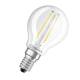 Osram 4099854069215 Ledvance LED CLASSIC PP 2.5W 827 FIL CL E14 250lm 2700K LED mini ball shape