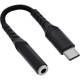InLine® USB-C Audio Adapter auf 3,5mm Klinke, DAC, 15 cm