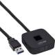 InLine® USB Fingerabdruckscanner mit Hub, Windows Hello, 1,5 m, schwarz