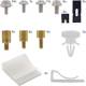 InLine® Schraubenset, mit Jumper, Klebeklipp etc.