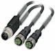 U.I. Lapp 22260501 LAPP AB-C3 M12Y-0,3PUR-M12FS-B, 
