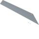 Hager AKE4000702 End piece double-sided steel sheet for floor channel AK 400x70 mm