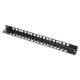 Additional profile rails for 48,3 cm ( 19 inch ) wall distributors, 6 U 2-piece set, suitable for the flat pack models 711715 and 711722 from Intellinet Network Solutions