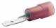 Klauke 8201C Flachstecker isoliert 0,5-1qmm 2,8x0,5mm rot CuZn